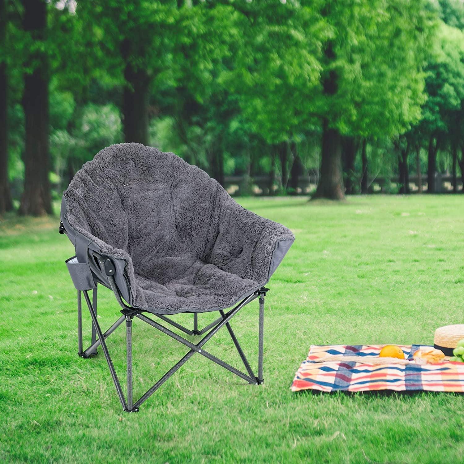 Outdoor Folding Chair with Cup Holder and Carry Bag. - Keyboard Jockeys