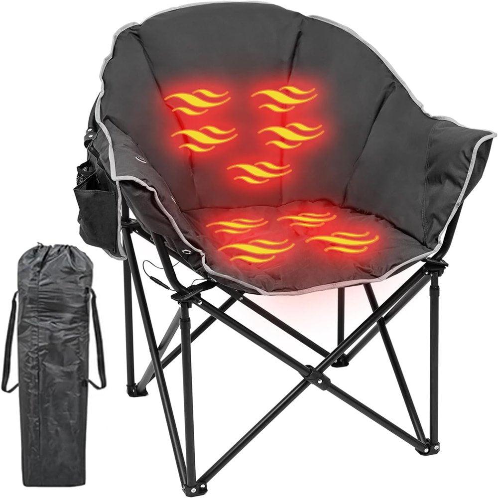 Oversized Heated Camping Chair. - Keyboard Jockeys