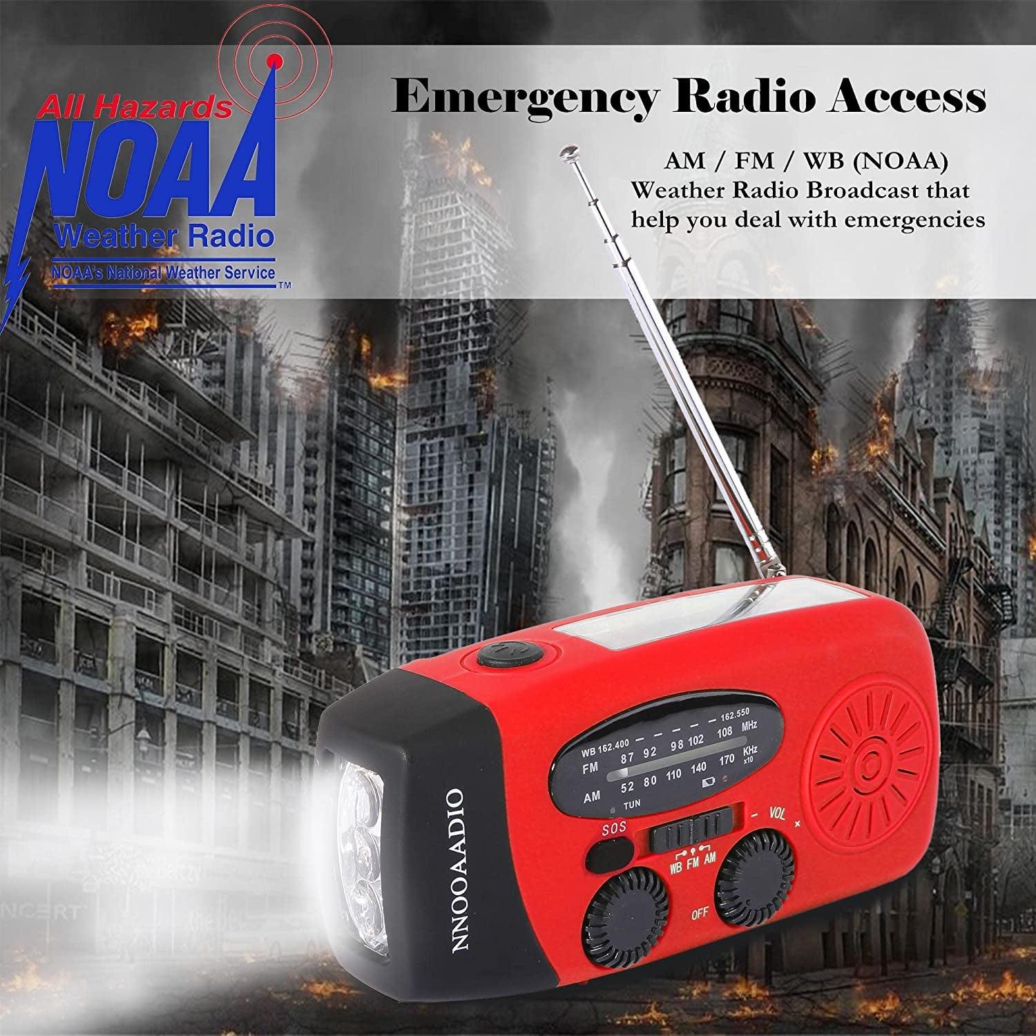 2000Mah SOS Alarm Emergency Weather Radio, - Keyboard Jockeys